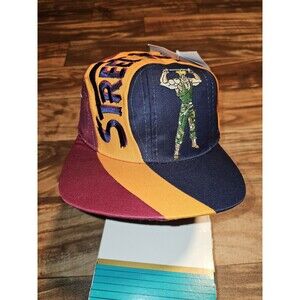 NEW Vintage Rare 1996 Street Fighter 2 Guile SNES Game Promo Swirl Hat Snapback